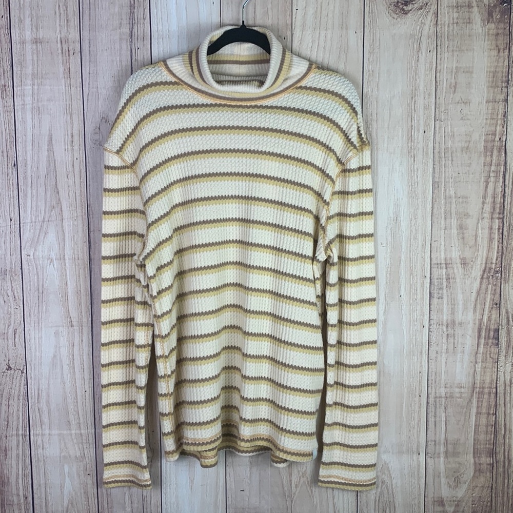 Urban‎ Outfitters Standard/Cloth Waffle Knit Mock Neck Shirt Size Large